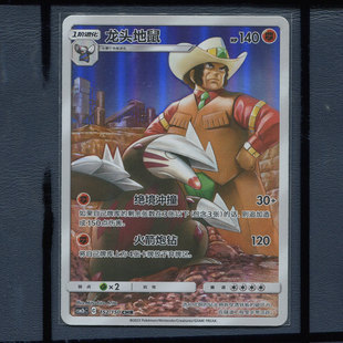 简中PTCG宝可梦2.0 交相辉映 龙头地鼠 CSM2BC-152 chr正版卡牌