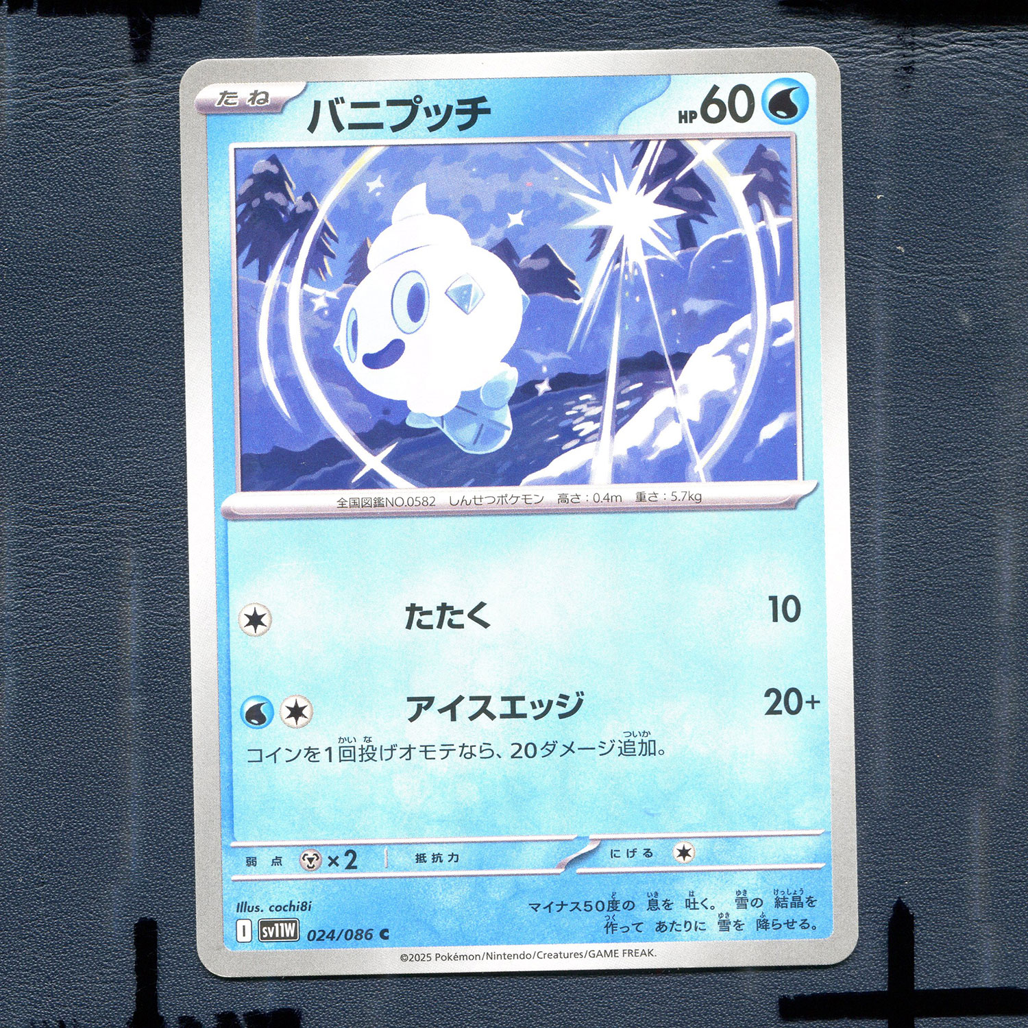 宝可梦PTCG正版卡牌 纯白闪焰 迷你冰 SV11W-024 日版