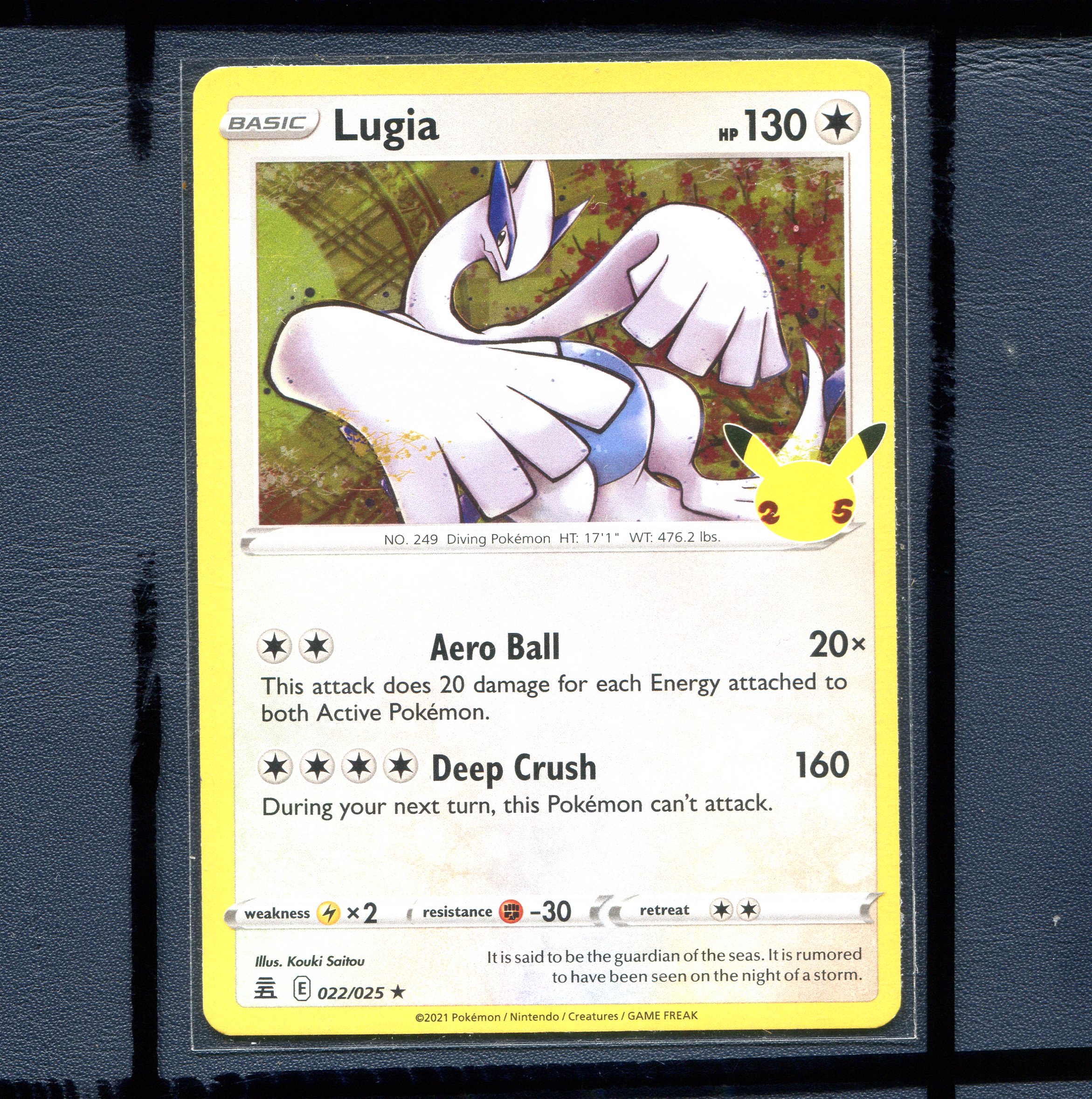 宝可梦美版英文版庆典CEL-022洛奇亚LUGIA
