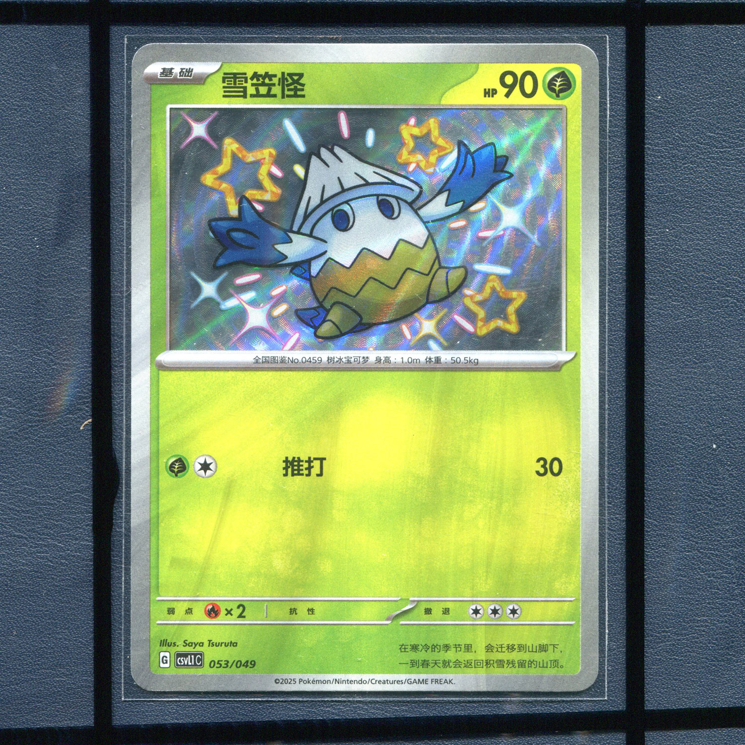 pokemon/宝可梦 雪笠怪 CSVL1C-053 S闪简中正版卡牌