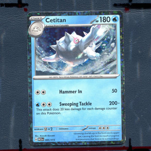 宝可梦麦当劳联名PTCG活动收藏卡牌  浩大鲸 M23-005 雪花闪 美版