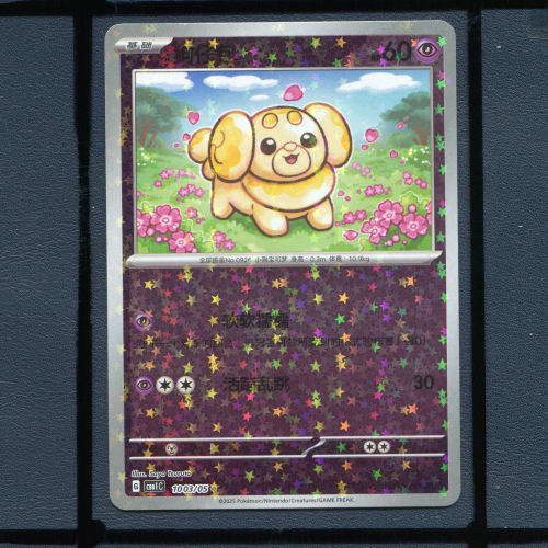 狗仔包闪卡CBB1C-1003宝可梦正版卡牌简中宝石包1弹