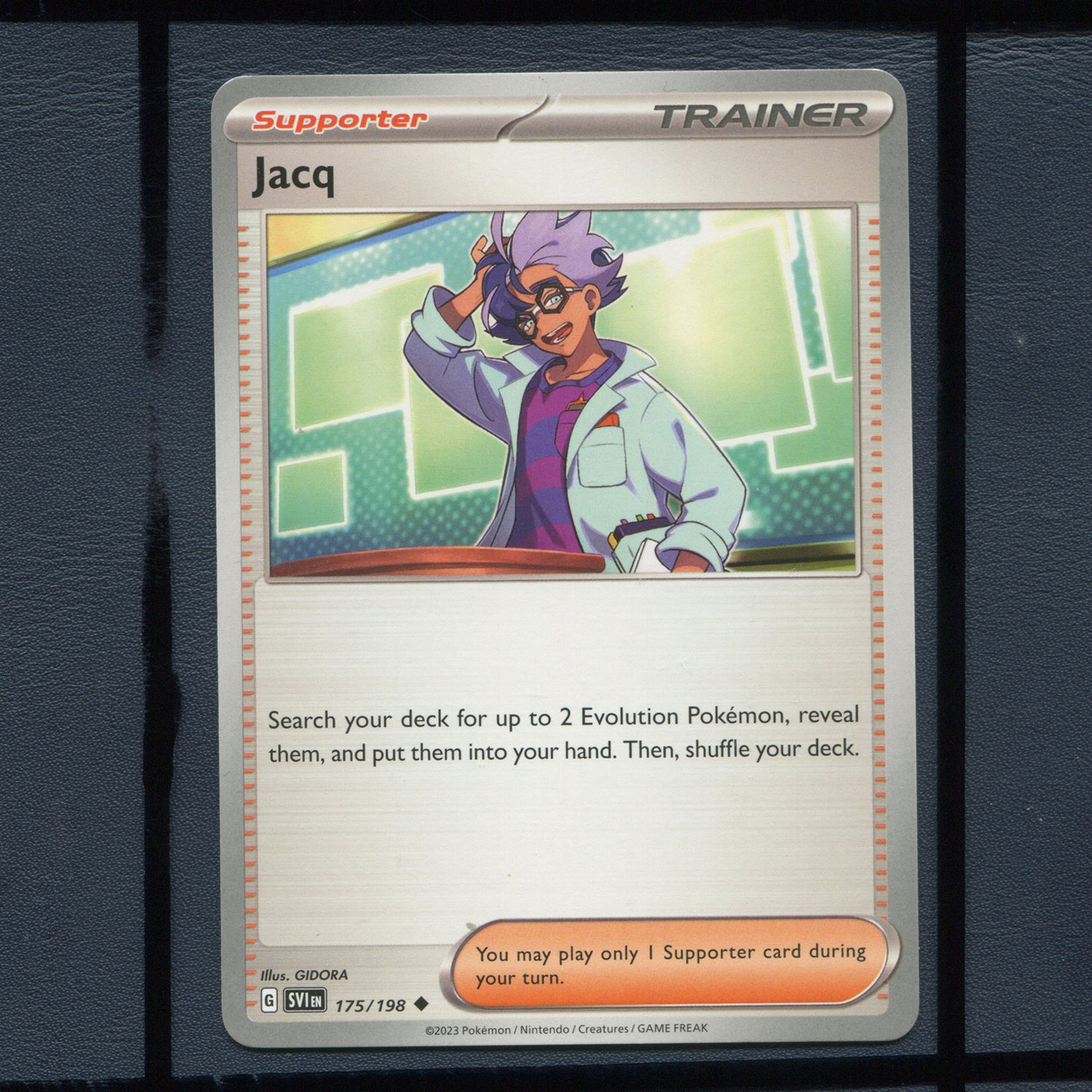 宝可梦美版英文版国际版 朱紫 吉尼亚 SVI-175 U