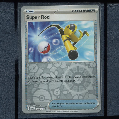 宝可梦美版英文版国际版 帕底亚进化 厉害鱼竿 PAL-188 反闪