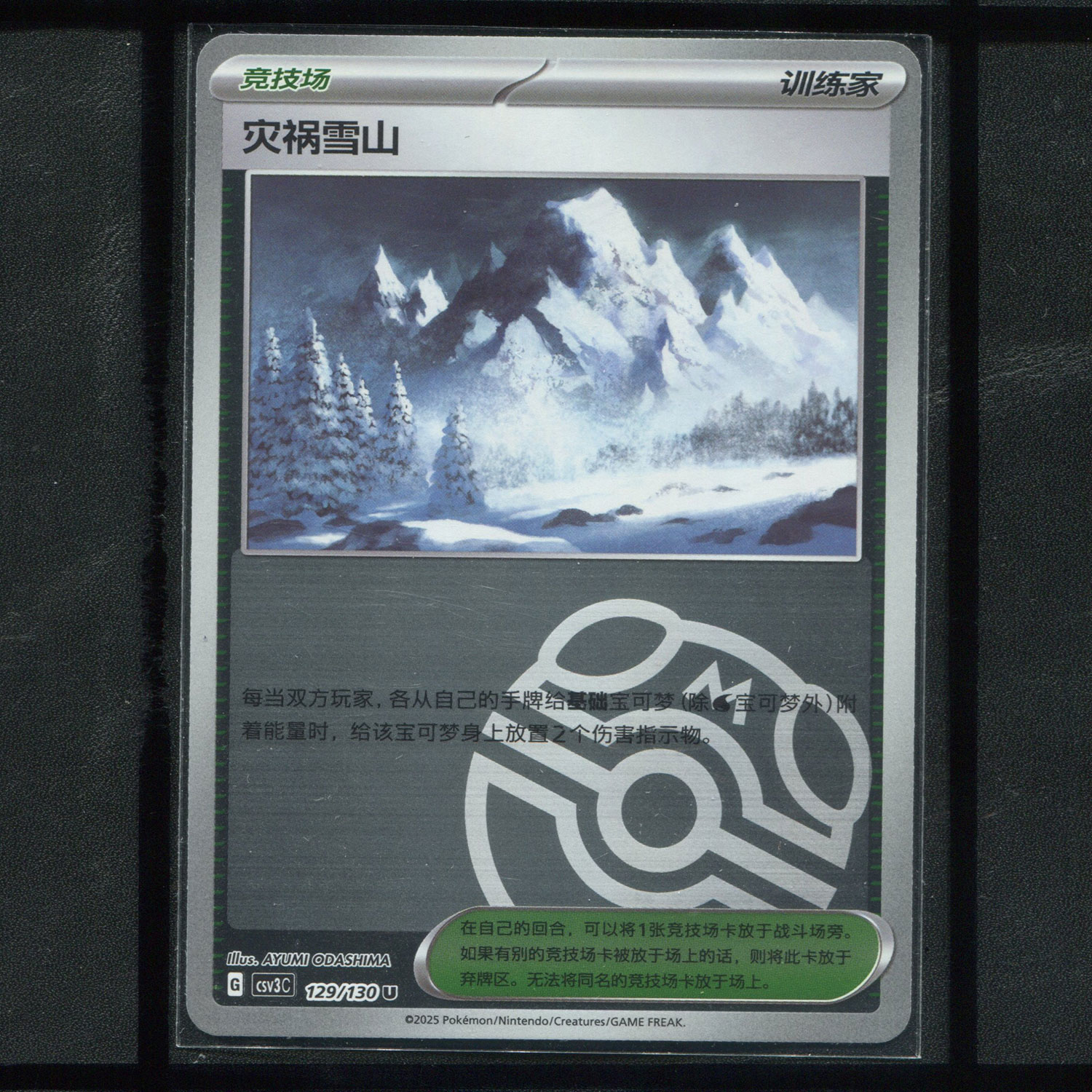 灾祸雪山大师球 CSV3C-129宝可梦正版单卡简中 50719