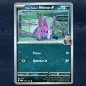 命运劲敌 卡牌 宝可梦正版 DRI 国际版 尼多朗 美版 火箭队 117