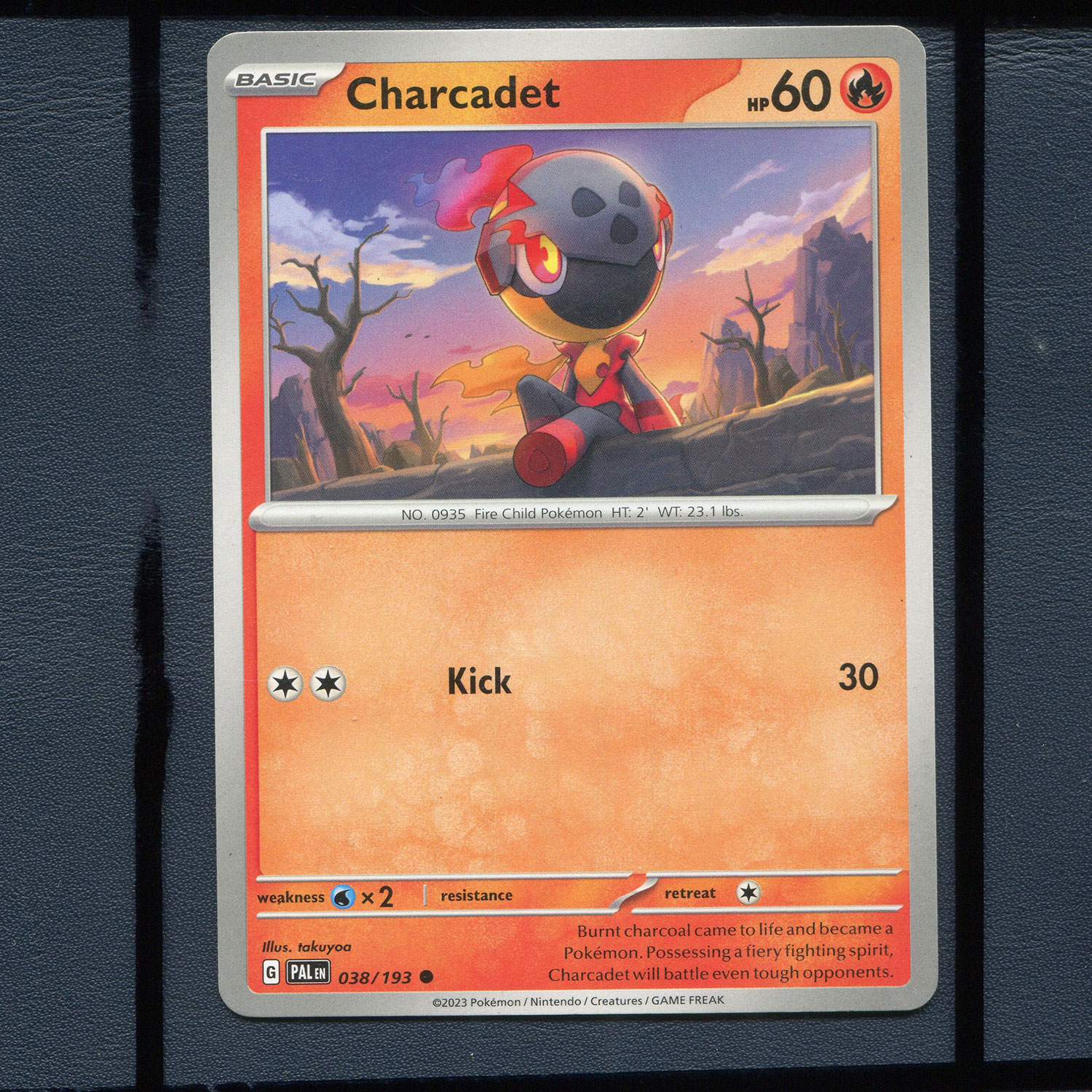 宝可梦美版英文版国际版 帕底亚进化 炭小侍 PAL-038