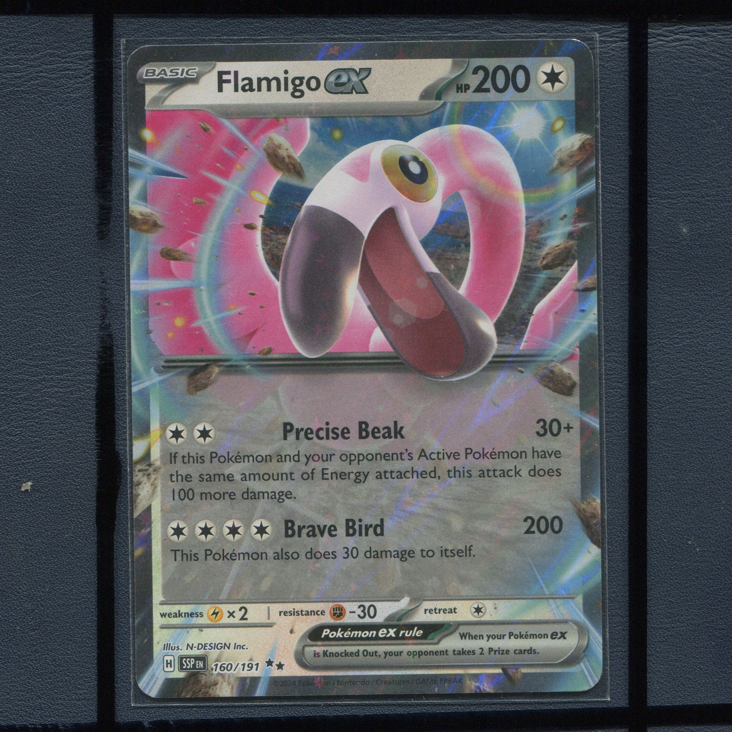 宝可梦美版英文版国际版 激增电光 缠红鹤 SSP-160