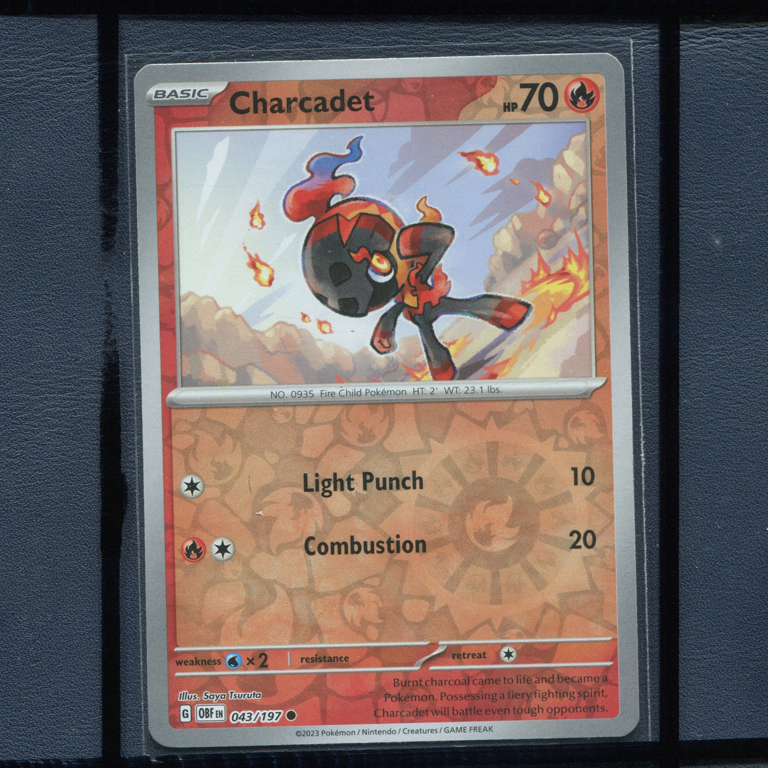 宝可梦美版英文版国际版 黑炎支配者 炭小侍 OBF-043 反闪