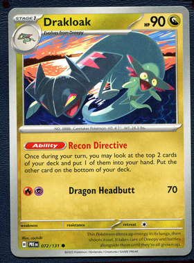 宝可梦PTCG正版卡牌 国际版 棱镜进化 多龙奇 PRE-072 美版