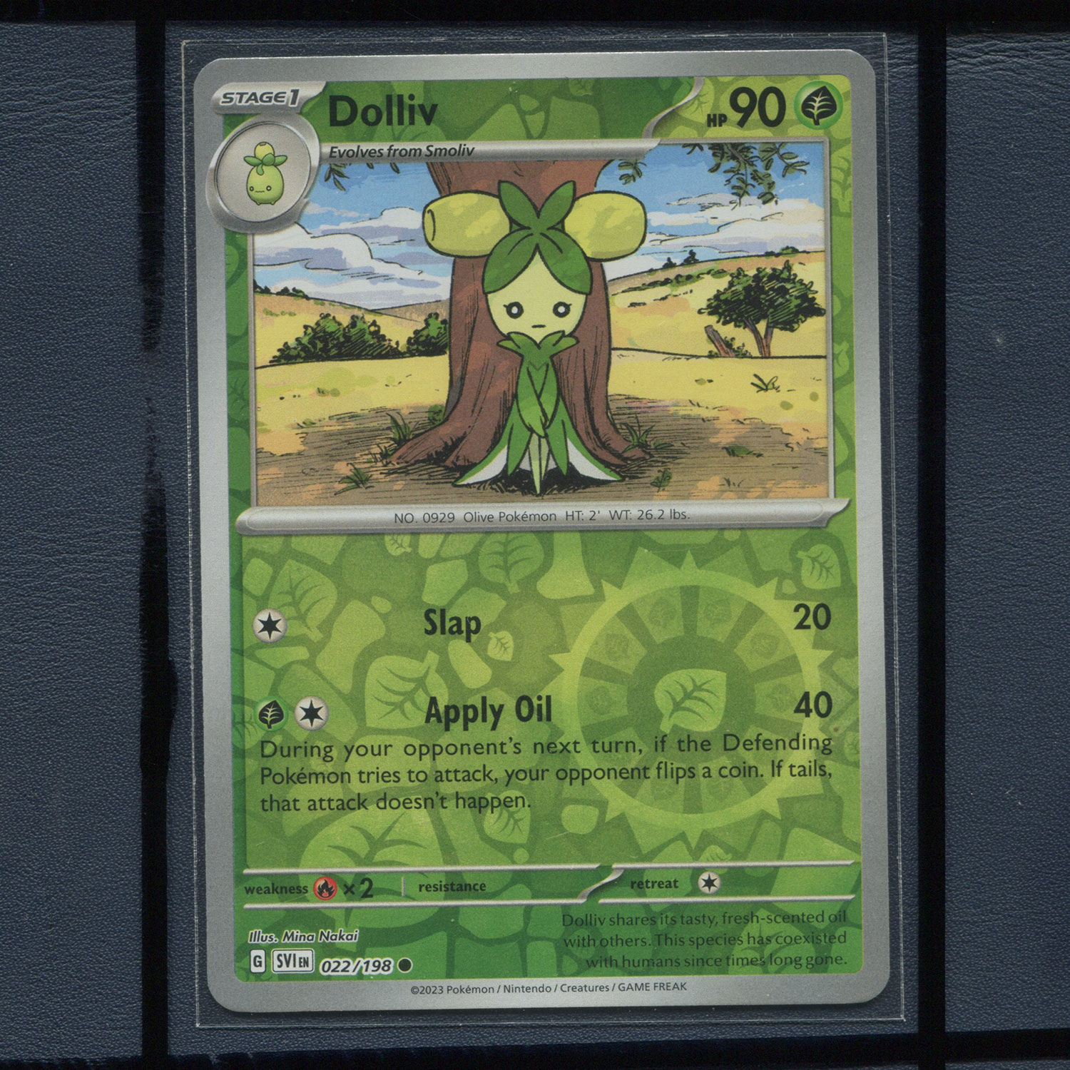 宝可梦美版英文版国际版 朱紫 奥利纽 SVI-022 反闪