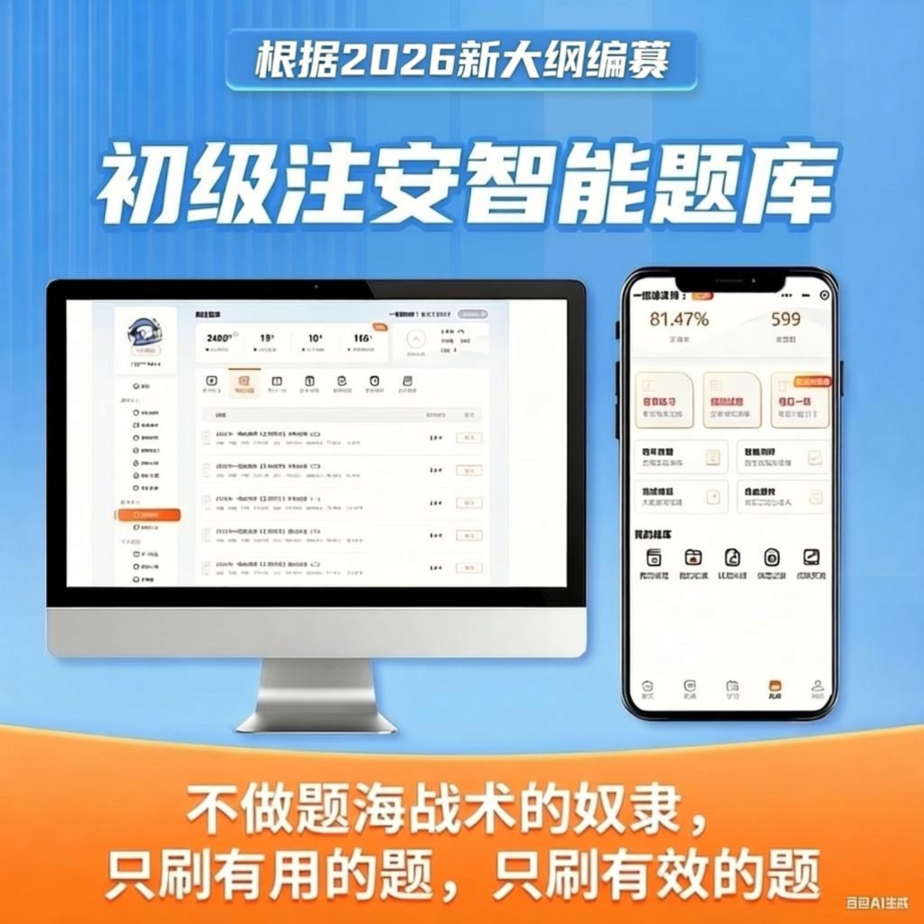 焚题库（26版新大纲）初级注安AI智能题库AI答疑自动错题收纳