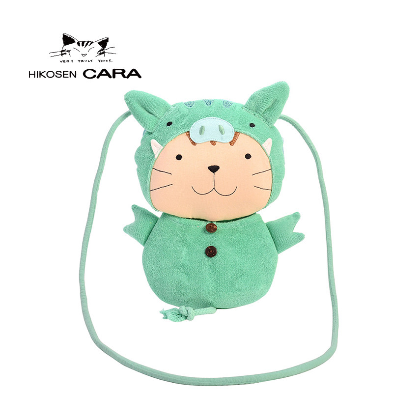 日本卡拉猫新款可爱软妹斜跨小包包萌猫小猪宝宝儿童节礼物斜挎包