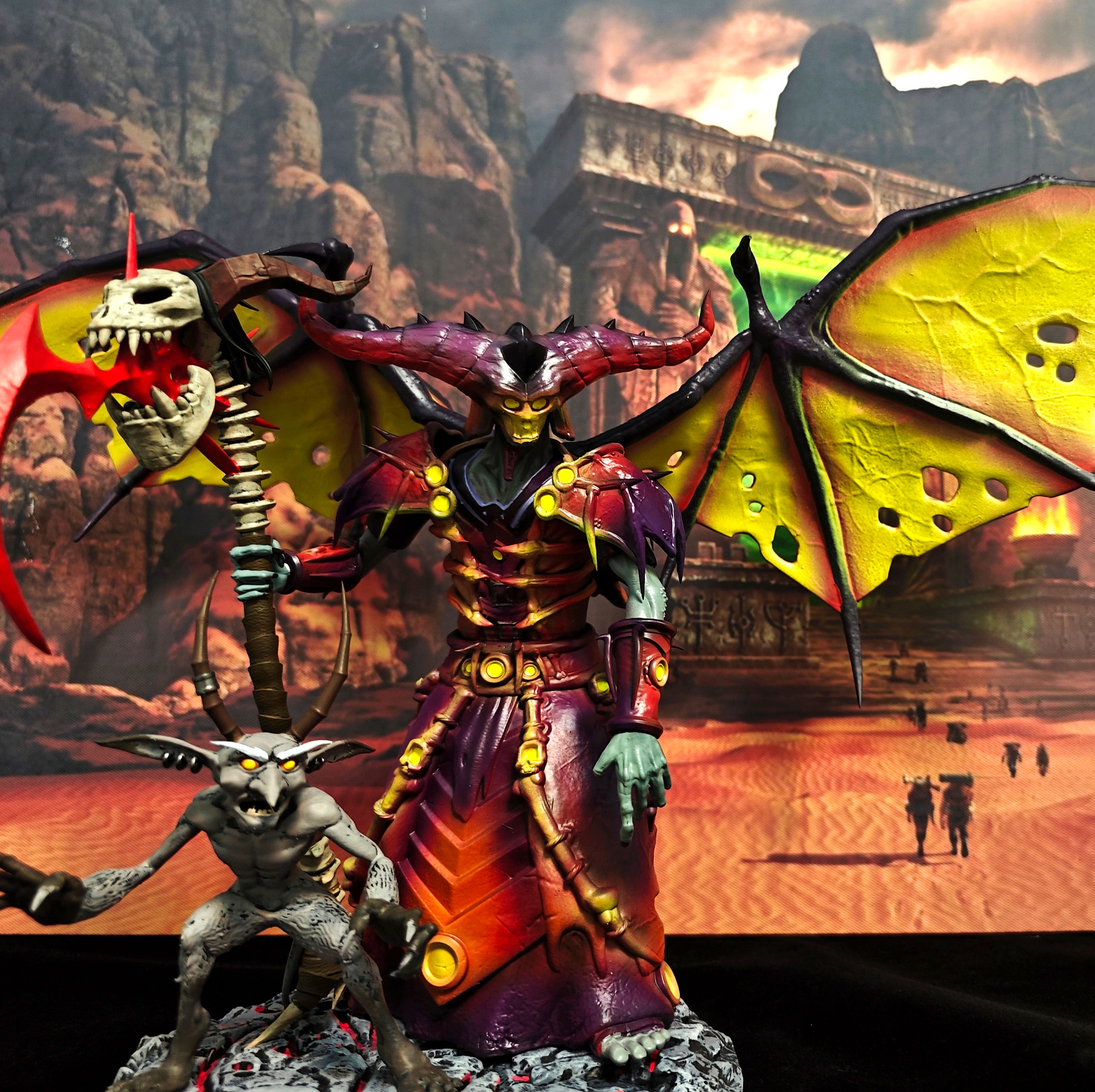 魔兽世界手办亡灵WL恶魔术士SST2