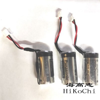 松 PANA CR123A CR17345 1550mah 3V高能锂电池带插头