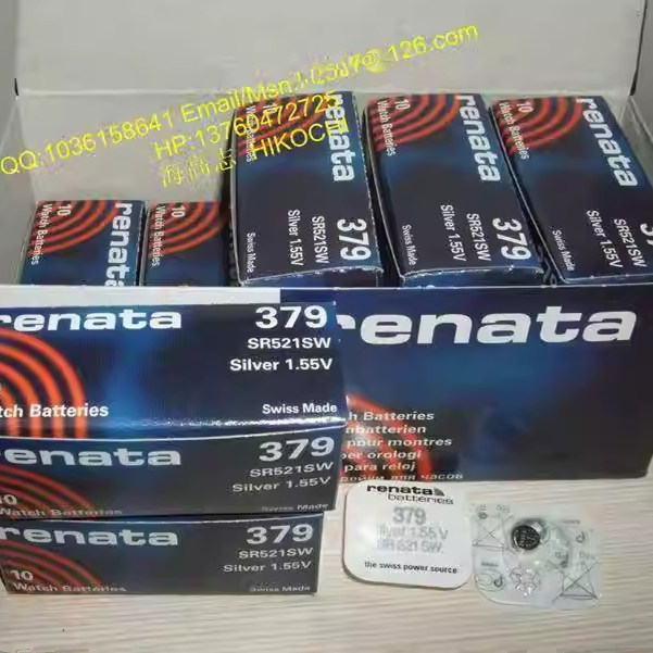 独立卡装 瑞士RENATA全系列 379 SR521SW 氧化银电池