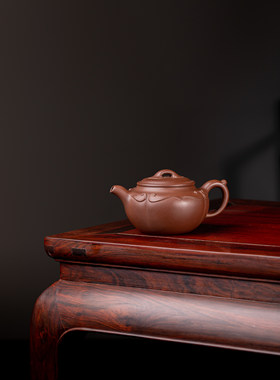 管能翠老师制作《锦玉壶》270cc宜兴紫砂壶