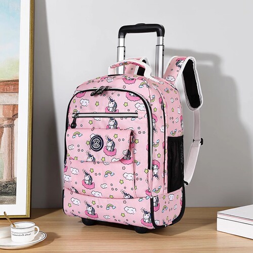 威盛达新款17寸超轻防水拉杆包