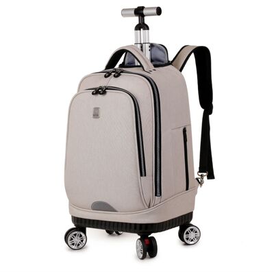 学生单拉杆书包万向轮可拉可背大容量双肩背包便携旅行箱出行旅游