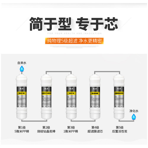 正品善之泉净水器滤芯五级超滤