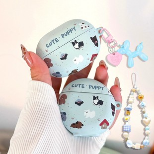 宠物狗适用华为Freebuds6耳机保护套freeclip壳freebudspro4壳6i蓝牙7i高级感5i硅胶se3不掉盖pro2无线pro3盒