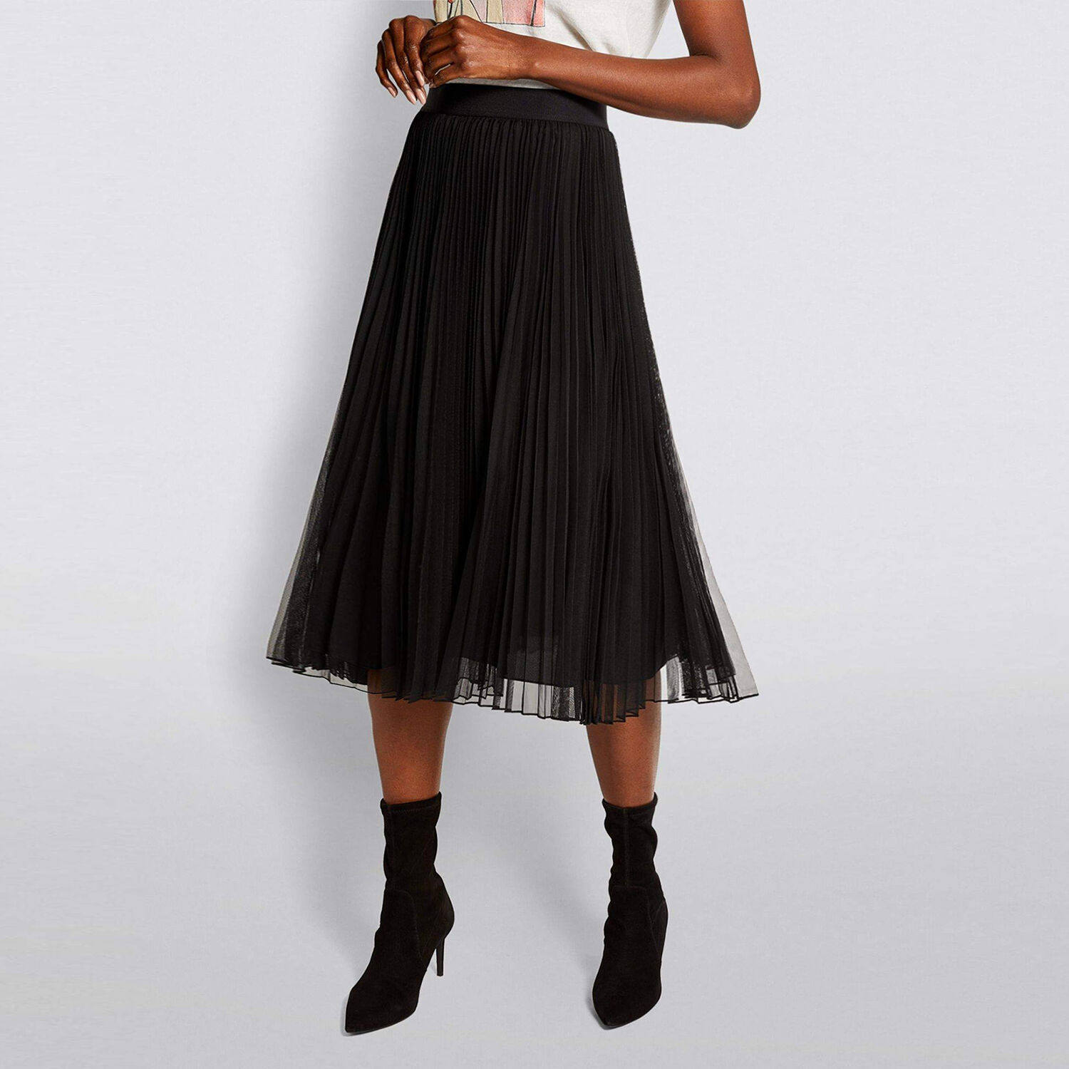 MAX春夏新款百褶网纱半身裙仙女裙A字裙大码 ZB52|ruв категории Женская одежда, юбка - от Buy2taobao.com для оказания профессиональной услуги покупки агента Taobao