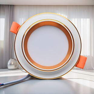 嵌入式75开孔led筒灯超薄天花灯7w3寸9w4寸12w6寸20w吊顶孔灯