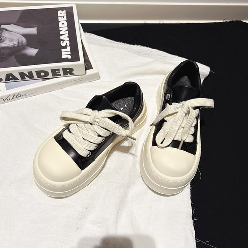 6CM~轻便厚底真皮米奇大头板鞋