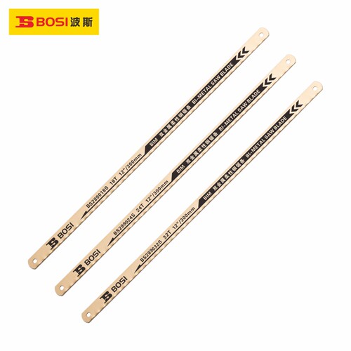 波斯工具双金属柔性钢锯条不锈钢专用锯条木工用据条高速钢弹簧钢