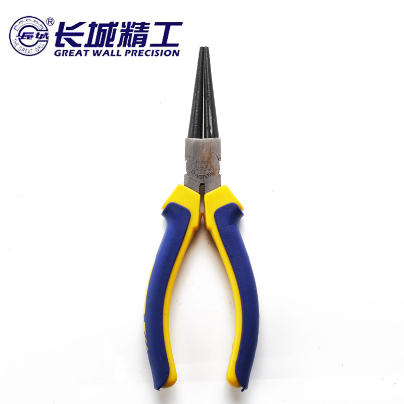 长城精工 6寸160MM圆嘴钳 无牙尖嘴钳 圆嘴钳  无牙元嘴钳子,五金/工具,圆嘴钳,淘宝优惠券,粉丝福利购,淘宝优惠卷