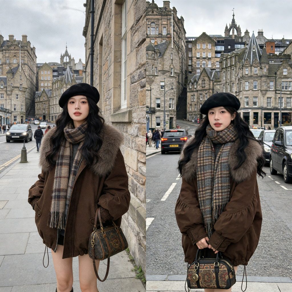 时尚韩版通勤风加厚毛毛领仿皮草女装派克服纯色长袖防风保暖外套,女装/女士精品,派克服,淘宝优惠券,粉丝福利购,淘宝优惠卷