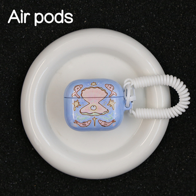海洋之心苹果airpodspro2保护套airpodspro菲林硬壳苹果二三代耳机保护壳airpods3保护套airpods1/2蓝牙耳机