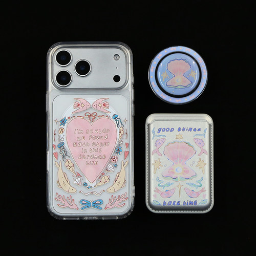 海洋之心苹果iPhone17promax/16手机壳iPhone15/14透明壳磁吸15pro/iphone14promax防摔保护壳12pro13卡包壳