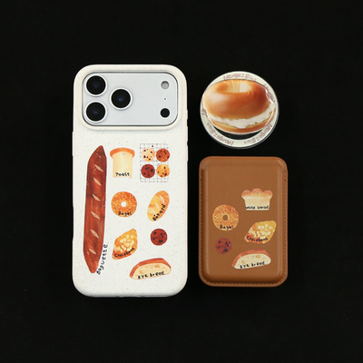 法棍面包苹果iPhone17promax手机壳iPhone16promax/15pro降解磁吸iphone14/13pro防摔软壳带支架泡泡骚通用17