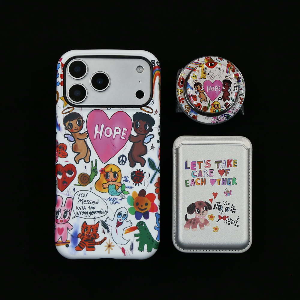 爱心天使苹果iPhone17手机壳iPhone15/14菲林磁吸软壳16pro/iphone17promax防摔卡包保护壳13/12pro13支架