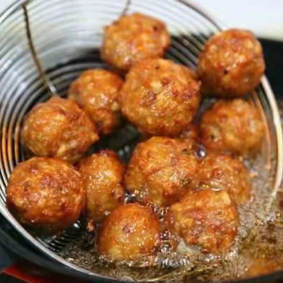 湖北特产3斤新鲜藕圆子现炸莲藕丸子手工火锅食材家乡特色80后