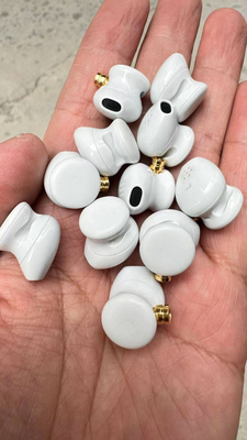 mmcx耳机头一对 半入耳白色