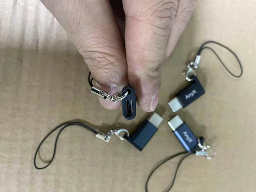 Type-C转Micro USB 2.0转接头 公对母2个