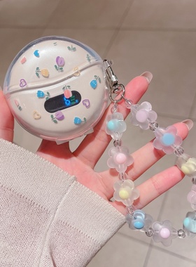 M79耳机保护套适用华强北M79蓝牙耳机保护壳纽曼M79防摔软壳佐伴m79创意透明可爱卡通蓝悦m79耳机套充电仓盒