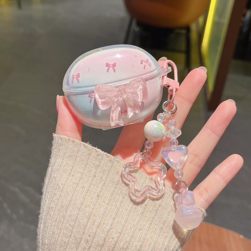 适用联想LP5PRO耳机保护套thinkplus lp5pro蓝牙耳机壳卡通透明TPU分体软壳创意女挂件新款