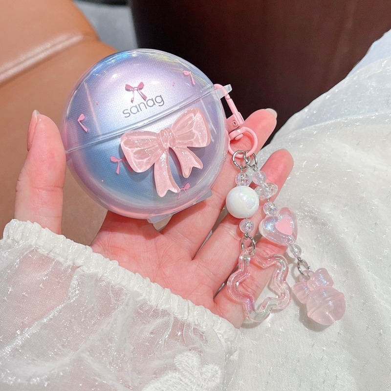 适用Sanag塞那S6SPro耳机保护套塞纳小星云s6s无线蓝牙耳机壳新款s6spro透明卡通耳机壳塞那S6S Ultra保护套