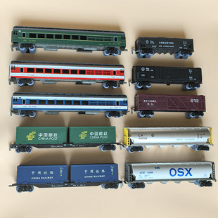 客车25G货车油罐木材特种车厢仿真电动火车模型轨道儿童玩具男孩