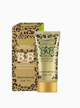 韩国露韩饰lohashill 豹纹矿物bb霜气垫CC霜 巨遮瑕亮白保湿控油