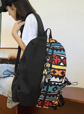 美式高街涂鸦双肩背包