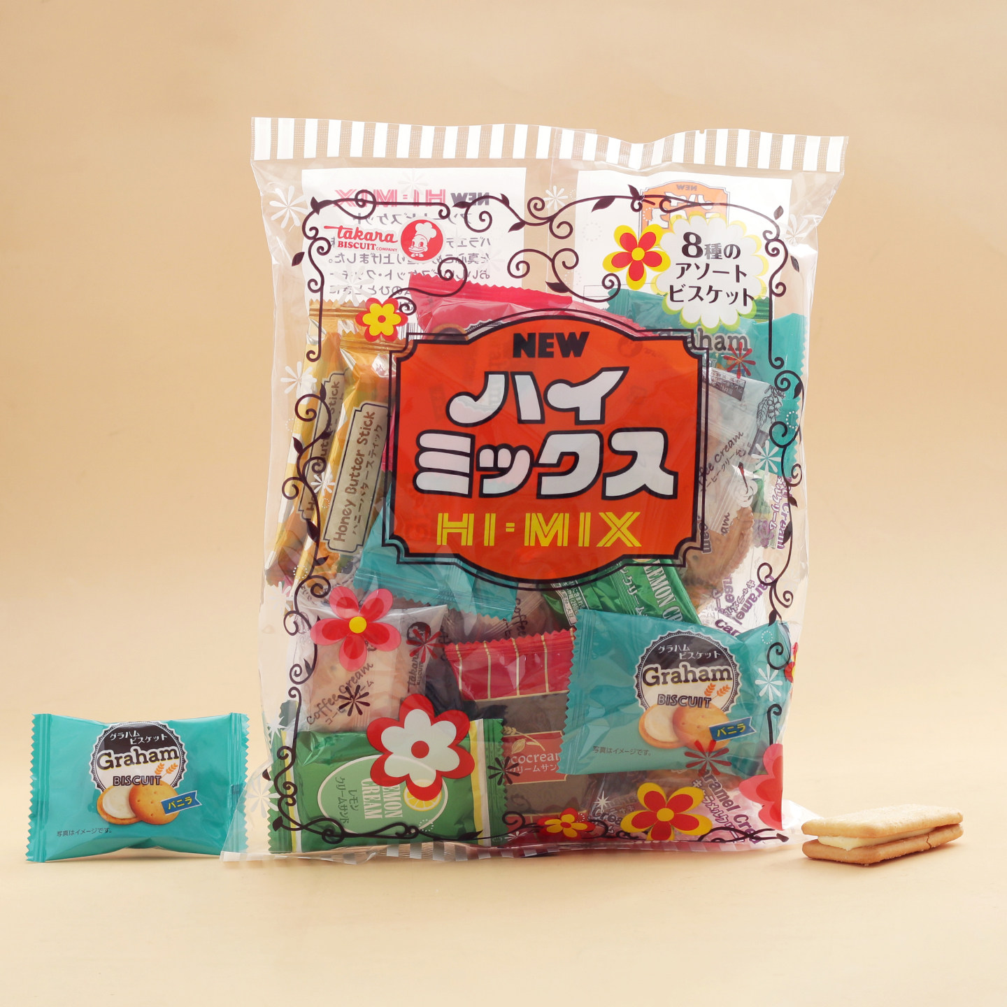 日本原装进口零食takara宝制果什锦饼干解馋办公室休闲食品年货
