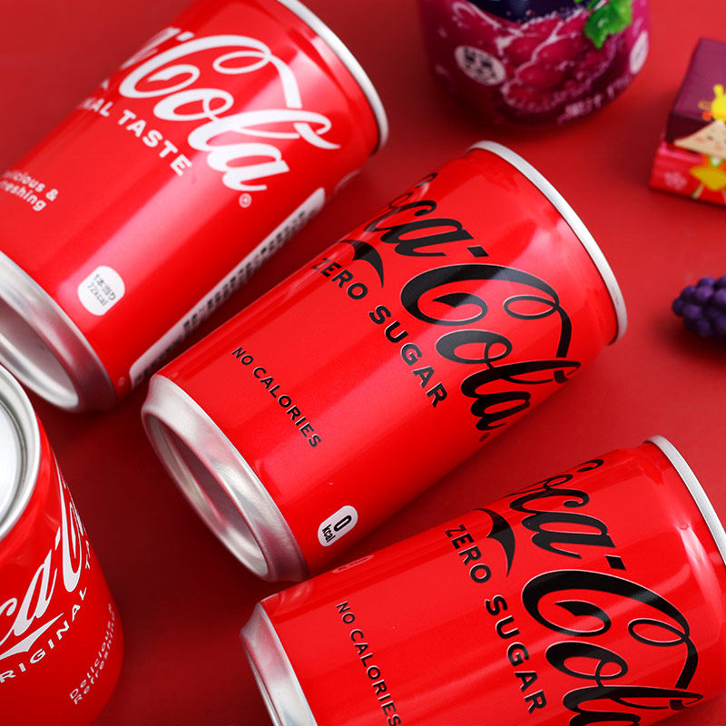 日本原装进口cocacola/可口可乐北海道限定碳酸汽水饮料铝罐装