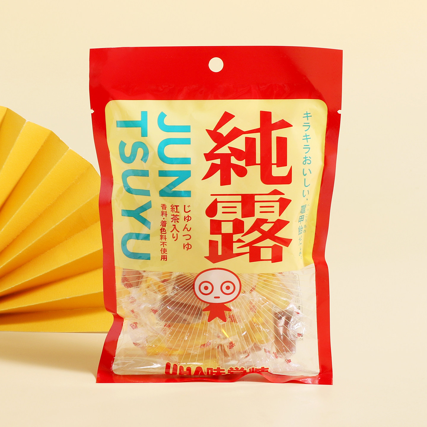 日本进口零食UHA悠哈纯露红茶味糖果高端硬糖高颜值喜糖儿童礼物