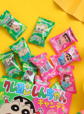 日本进口零食HAYAKAWA早川白桃蓝莓双拼水果味爱心形硬糖糖果76g