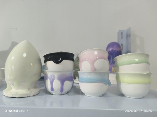 景德镇流釉糖果釉艺术釉电窑氧化烧果冻釉陶瓷颜料坠玉系列