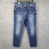 重工洗水牛仔裤 弹力休闲修身 2026春季 卡家男装 新款 时尚 直筒长裤 潮